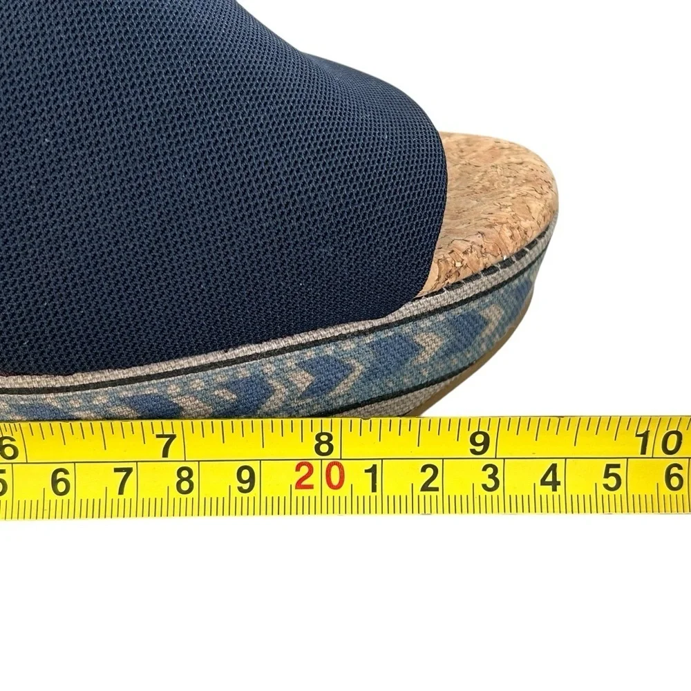Lucky Brand Blue Marilyn‎ Cork  Wedge Sandal